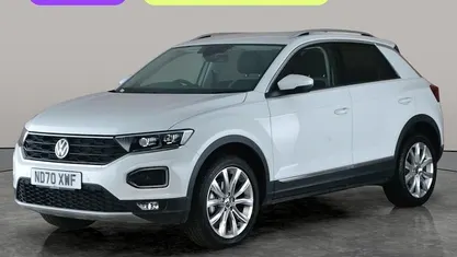 Begagnad VW T-Roc SEL 150 HK (110 kW) 2021 Vit SUV