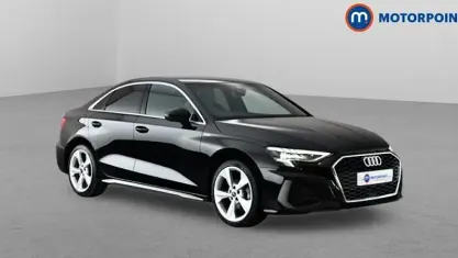 Used Audi A3 S-Line 110 HP (80 kW) 2023 Black Sedan
