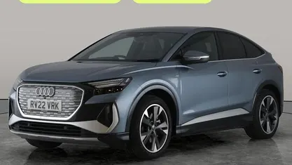 Used Audi Q4 Sportback e-tron S-Line 219 kW (299 HP) 2022 Blue SUV