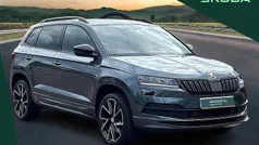 Quartz grey metallic Used 2022 Skoda Karoq SportLine SUV | £24,900 (Fair price)
