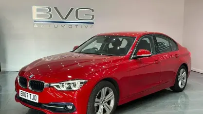 Used BMW 318 Sport Line 136 HP (100 kW) 2017 Red Sedan