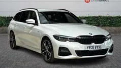 White Used 2021 BMW 330e M Sport Estate | £23,250 (Fair price)