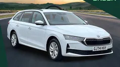 Moon white metallic Used 2024 Skoda Octavia SE Technology Estate | £21,590 (Fair price)