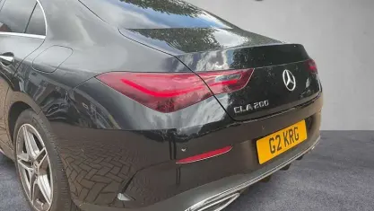 Used Mercedes CLA200 AMG line 163 HP (119 kW) 2023 Black Coupe