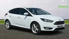 White Used 2017 Ford Focus Titanium Hatchback | £10,099 (Fair price)