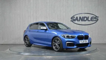 Used BMW M140 M Sport 340 HP (250 kW) 2019 Blue Hatchback