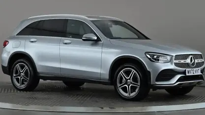 Used Mercedes GLC300de AMG line 306 HP (225 kW) 2022 Silver SUV