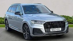 Silver Used 2023 Audi Q7 Black Edition SUV | £49,130 (Fair price)