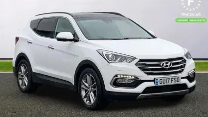 Used Hyundai Santa Fe Premium SE 200 HP (147 kW) 2017 White SUV