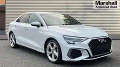 White Used 2022 Audi A3 S-Line Sedan | £24,039 (Fair price)