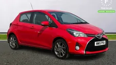 Red Used 2015 Toyota Yaris Hatchback | £10,499 (Fair price)