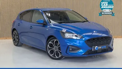 Used Ford Focus ST-Line X 125 HP (91 kW) 2018 Blue Hatchback