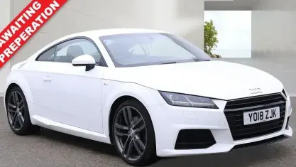 Used Audi TT S-Line 180 HP (132 kW) 2018 White Coupe