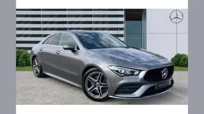 Used Mercedes CLA220 AMG Line Premium 190 HP (139 kW) 2022 Grey Coupe