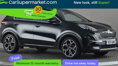 Begagnad Kia Sportage GT-Line 136 HK (100 kW) 2021 Svart SUV