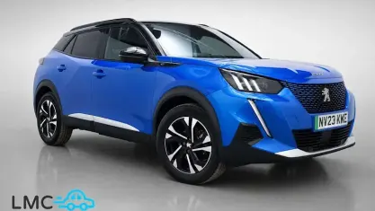 Used Peugeot e-2008 GT 100 kW (136 HP) 2023 Blue SUV