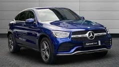 Blue Used 2021 Mercedes GLC220 AMG line Coupe | £32,450 (A bit pricey)