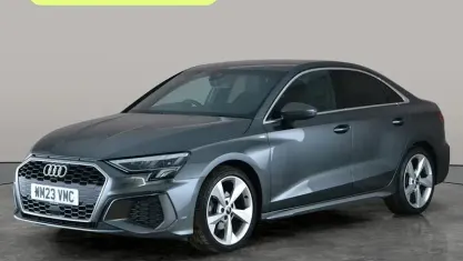 Begagnad Audi A3 S-Line 150 HK (110 kW) 2023 Grå Sedan
