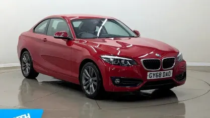 Begagnad BMW 218 Sport Line 136 HK (100 kW) 2020 Sportkupé