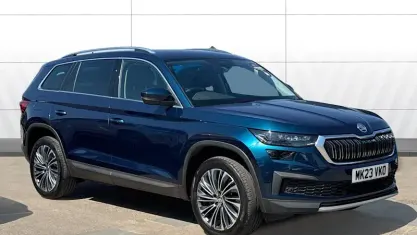 Used Skoda Kodiaq SE L Executive 150 HP (110 kW) 2023 Blue SUV
