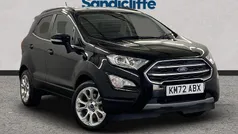 Black Used 2022 Ford Ecosport Titanium SUV | £11,842 (Fair price)