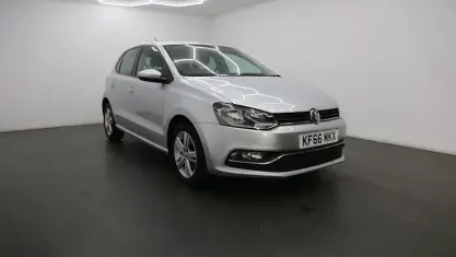 Used VW Polo Match 90 HP (66 kW) 2016 Silver Hatchback
