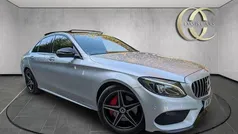 Silver Used 2017 Mercedes C250 AMG line Sedan | £16,475 (Fair price)