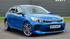 Blue Used 2023 Kia Rio 4 Hatchback | £16,941 (Fair price)