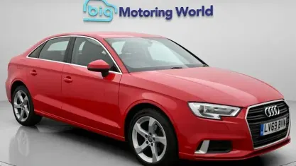 Used Audi A3 Sport 150 HP (110 kW) 2019 Red Sedan