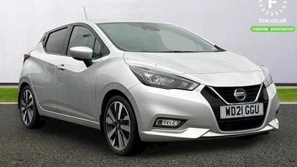 Usado Nissan Micra 360º 92 HP (67 kW) 2021 Prateado Citadino