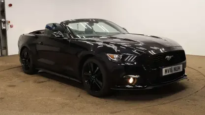 Used Ford Mustang Convertible 317 HP (233 kW) 2016 Black Cabriolet