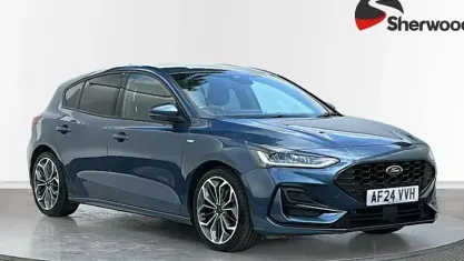 Used Ford Focus ST-Line X 155 HP (114 kW) 2024 Blue Hatchback