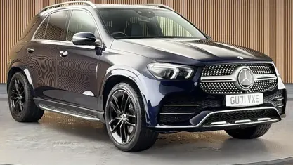 Used Mercedes GLE400 AMG Line Premium Plus 330 HP (242 kW) 2021 Blue SUV
