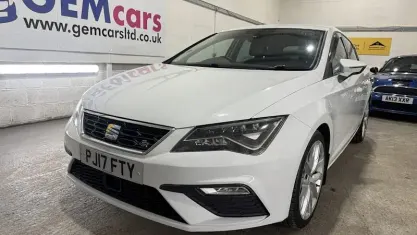 Used Seat Leon FR 150 HP (110 kW) 2017 White Hatchback