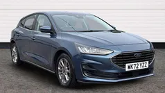 Blue Used 2022 Ford Focus Titanium Hatchback | £13,500 (Fair price)