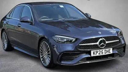 Used Mercedes C300 AMG line 265 HP (194 kW) 2025 Blue Sedan