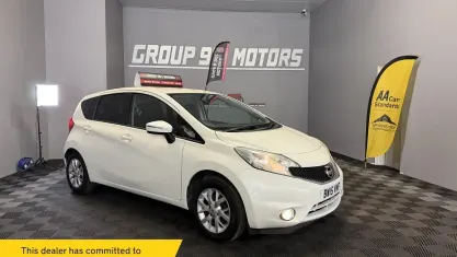 Used Nissan Note Acenta Premium 80 HP (58 kW) 2015 White Hatchback