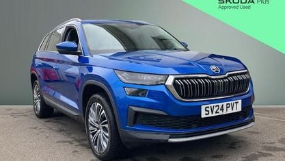 Second-hand Skoda Kodiaq SE L Executive 150 CP (110 kW) 2024 Albastru SUV