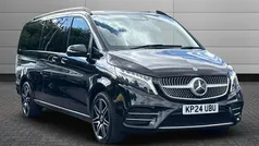 Black Used 2024 Mercedes V300 AMG line MPV | £68,350 (Fair price)