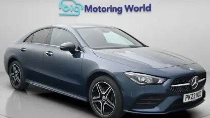 Used Mercedes E250 AMG line 218 HP (160 kW) 2023 Blue Sedan