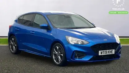 Gebraucht Ford Focus ST-Line 150 PS (110 kW) 2019 Blau Kleinwagen