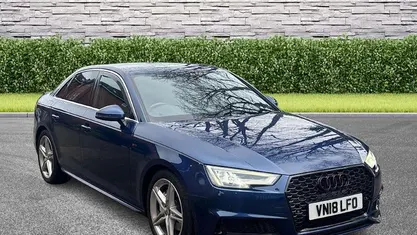 Blue Used 2017 Audi A4 S-Line Sedan | £10,000 (Fair price)