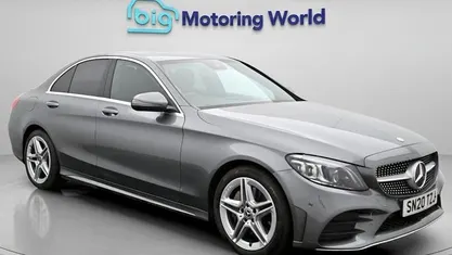 Used Mercedes C300 AMG line 245 HP (180 kW) 2019 Grey Sedan