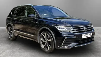 Used VW Tiguan Allspace R-line 150 HP (110 kW) 2022 Black SUV