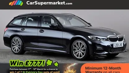Used BMW 330e M Sport 292 HP (214 kW) 2021 Black Estate