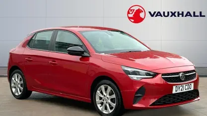Used Vauxhall Corsa 75 HP (55 kW) 2021 Red Hatchback