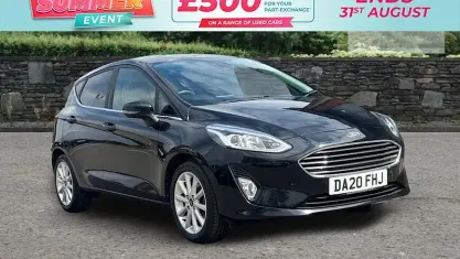 Used Ford Fiesta Titanium 95 HP (69 kW) 2020 Black Hatchback