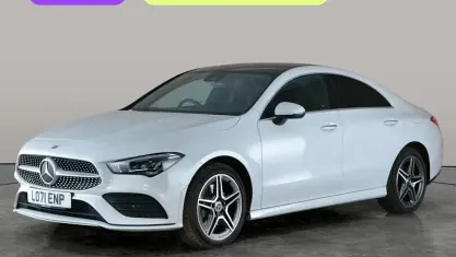 Usado Mercedes CLA250e AMG line 218 HP (160 kW) 2022 Branco Sedan