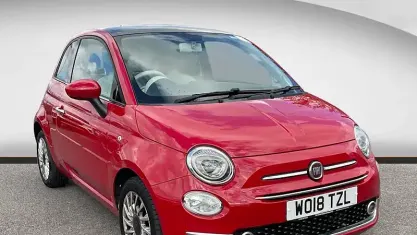 Used Fiat 500 Lounge 69 HP (50 kW) 2018 Red Hatchback