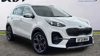 Used Kia Sportage GT-Line S 177 HP (130 kW) 2021 White SUV